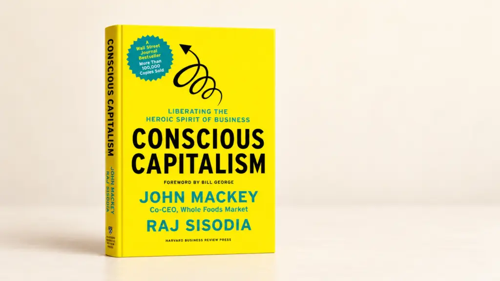 Conscious Capitalism Book on Yellow Cover
